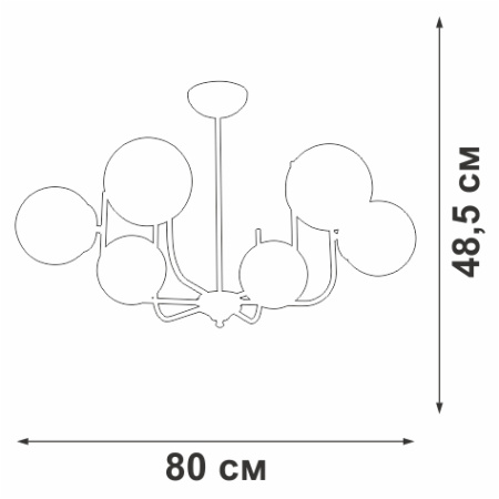 V3957-7/6PL Люстра