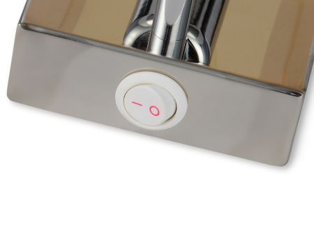 TR5156 Настенный светильник TR5156 CH/TI хром/янтарь E14/1 max 40W 210*130*100