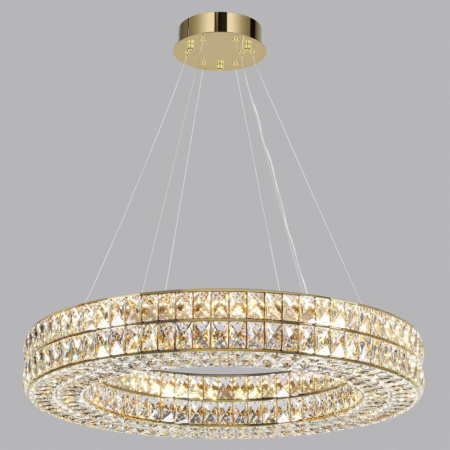 4926/85L L-VISION ODL24 477 золото/металл/хрусталь Люстра LED 85W 4000K 5074Лм PANTA
