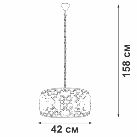 V5281-1/6 Люстра V5281-1/6, 6хЕ14 макс. 40Вт
