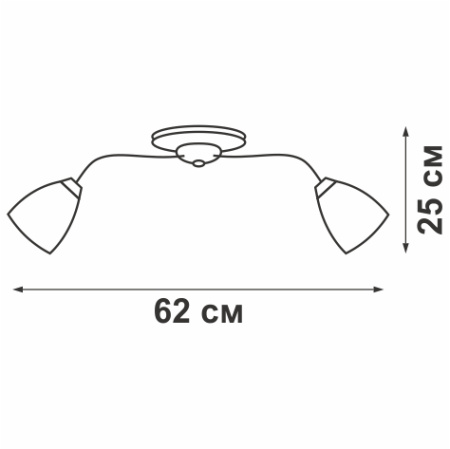 V3548-3/5PL Люстра V3548-3/5PL, 5хЕ14 макс. 40Вт, плафон ПП