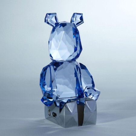 sitting bearBlue Кристалл Настольный светильник Notte Giorno