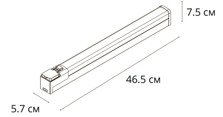 A3410AP-1WH Подсветка для зеркал Arte Lamp CALLISTO A3410AP-1WH