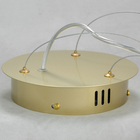 LSP-8366 Люстра подвесная Матовое золото/Белый LED 1*40W