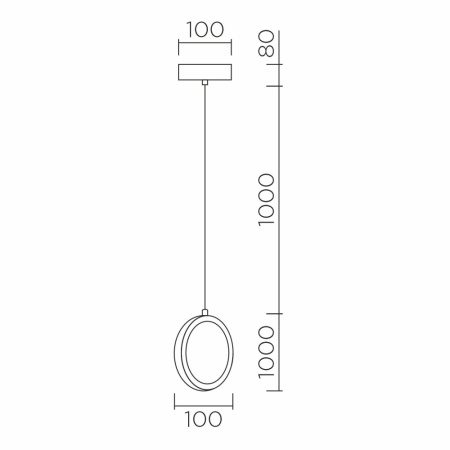 L7108-150 СR Подвесной светильник LED4U L7108-150 СR