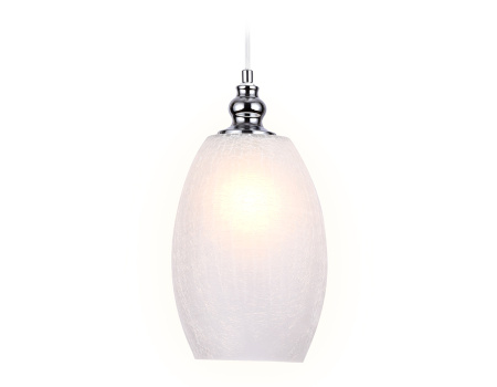 TR3621 Подвесной светильник со сменной лампой TR3621 CH/FR хром/матовый E27 max 40W D150*1050