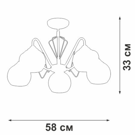 V3951-7/5PL Люстра