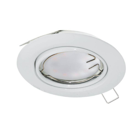 Светодиодный встраиваемый светильник PENETO, 1x5W (GU10), Ø87, сталь, белый