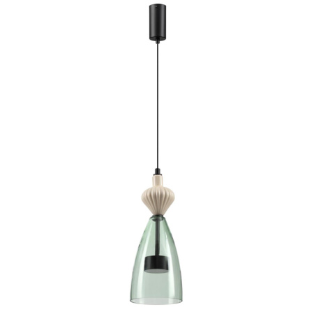 5046/12LC L-VISION ODL24 298 черный/зеленый/металл/стекло/керамика Подвес LED 12W 4000К 1400Лм PALLE