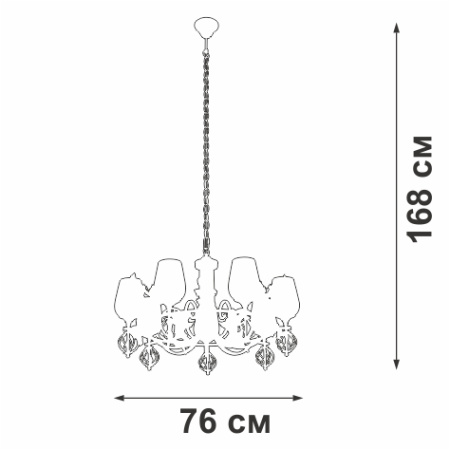 V3755-1/7 Люстра