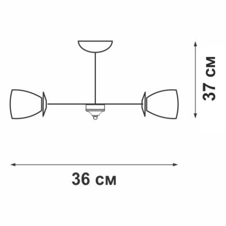 V3865/6PL Люстра V3865/6PL, 6хЕ27 макс. 60Вт