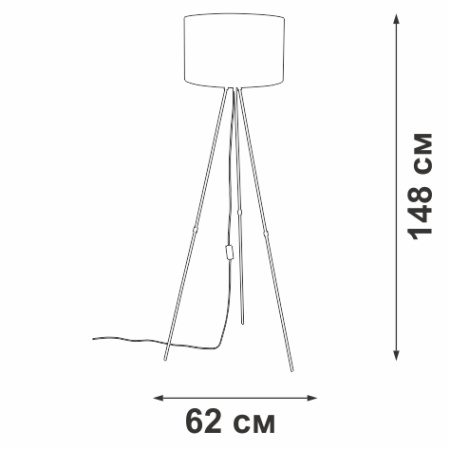 V2957-1/1P Торшер
