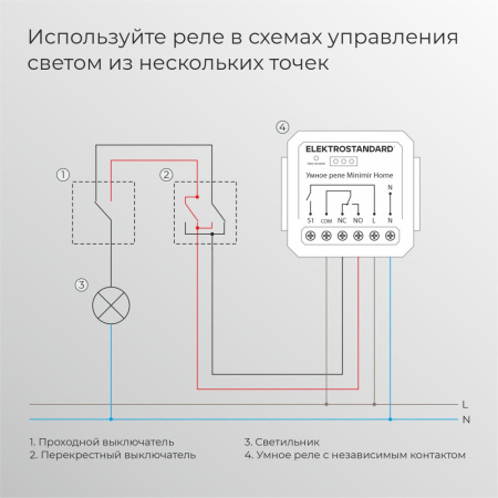 76010/00 Реле Умный дом с независимым контактом