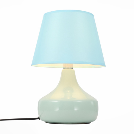 SL969.804.01 Настольная лампа ST-Luce Бирюзовый/Бирюзовый E14 1*40W (из 2-х коробок)