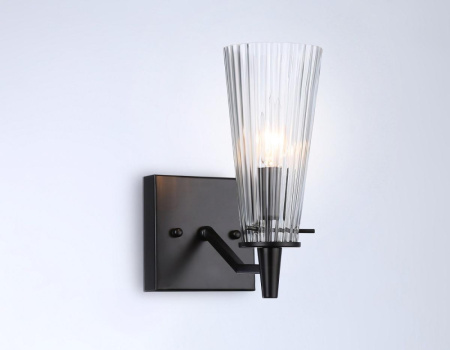 TR3239 Настенный светильник со сменной лампой TR3239 BK черный E14 max 40W 250*120*210