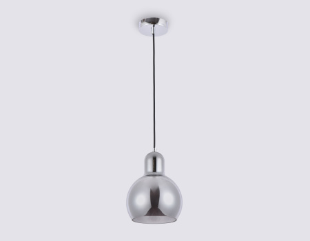 TR3516 Подвесной светильник TR3516 CH/SM хром/дымчатый E27 max 40W D180*1200