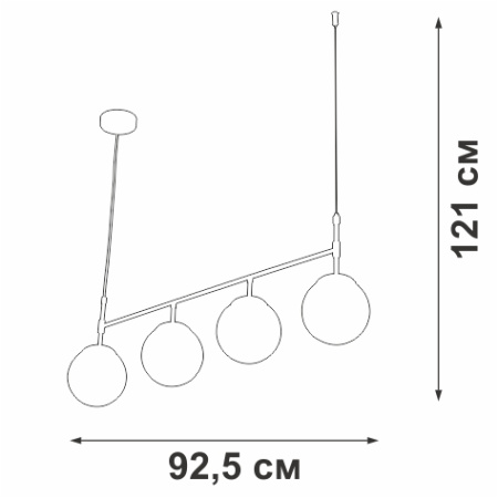 V4692-1/4S Люстра