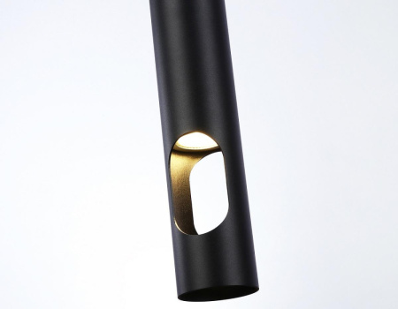 TN5108 Светильник подвесной TN5108 BK черный GU10 max 12W D55*1245
