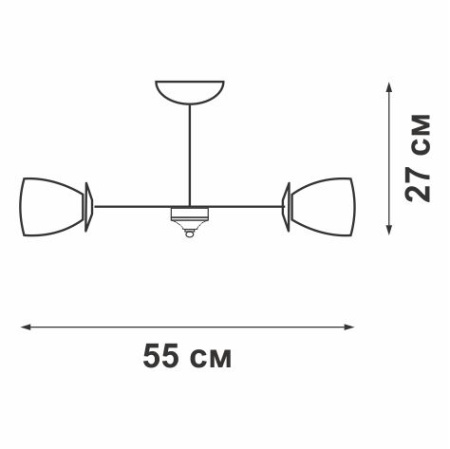 V3384/5PL Люстра V3384/5PL, 5хЕ14 макс. 60Вт
