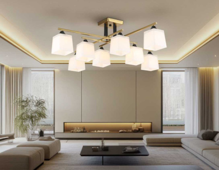 TR303044 Светильник подвесной TR303044/8 CP медь E27/8 max 60W 820*820*260