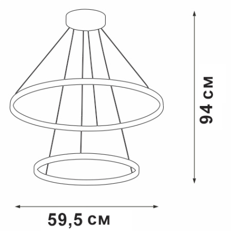 V4600-9/2S Светодиодный светильник V4600-9/2S, LED 75Вт, 3500-4000K