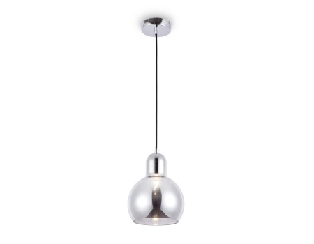 TR3516 Подвесной светильник TR3516 CH/SM хром/дымчатый E27 max 40W D180*1200