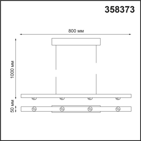 358373 KONST NT20 039 черный Корпус накладной с драйвером для арт. 358377-358392 IP20 220-240V COMPO