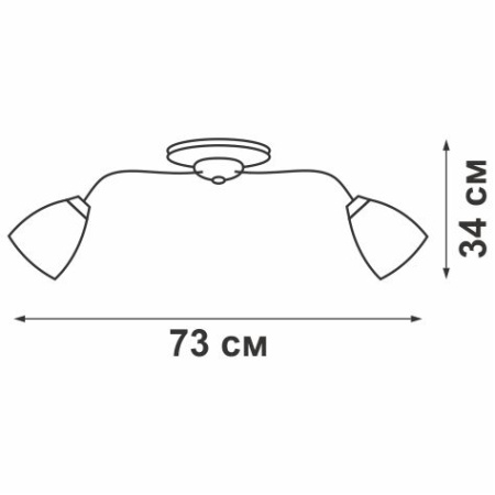 V3527/8PL Люстра V3527/8PL, 8xE14 макс. 60Вт