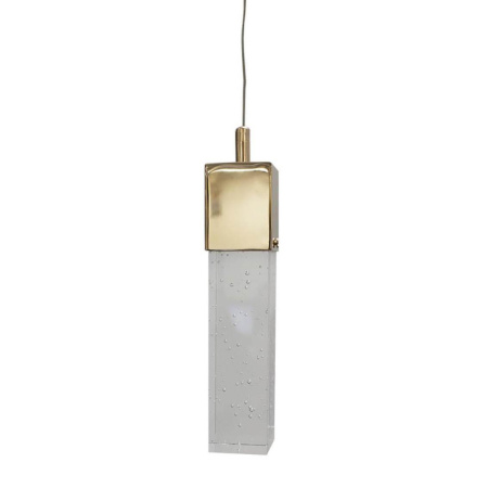 08510-1A,33(3000К) Подвесной светильник АКВА золото w-10*10 h-100 PowerLed 5W (3000K)