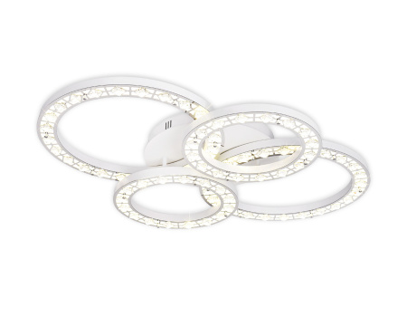 FA163 Потолочный светодиодный светильник с пультом FA163 WH белый 120W 800*600*120 (ПДУ РАДИО 2.4)