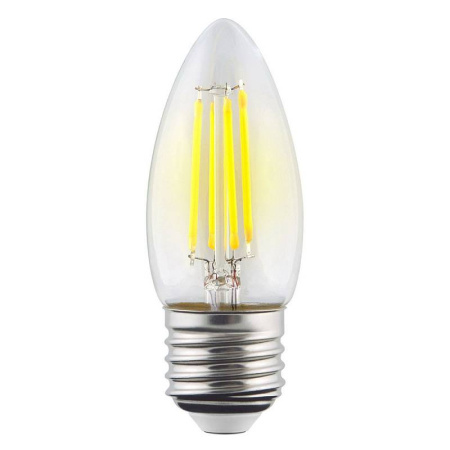 7046 VG10-C1E27warm6W-F Лампа светодиодная Свеча матовая. Ваттность 6W. Цоколь Е27. 2800К.