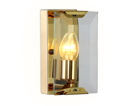 TR5157 Настенный светильник TR5157 GD/CL золото/прозрачный E14/1 max 40W 210*130*100