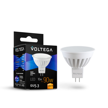 7074 VG1-S1GU5.3warm10W-C Софит GU5.3 2800К 10W Керамика