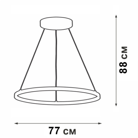 Светодиодный светильник V4601/1S, LED 56Вт, 3900-4200K