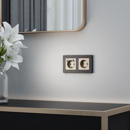 W1179511/ Накладка для розетки USB (шампань)