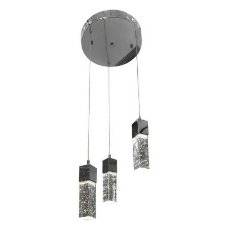 08510-3A(4000К) Подвесной светильник АКВА хром d30 h130 PowerLed 15W (4000K)