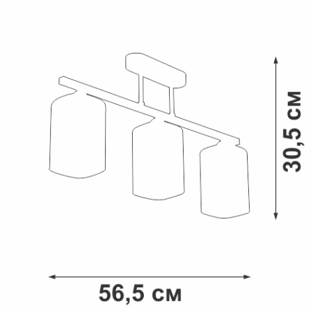 V4923-1/3PL Люстра