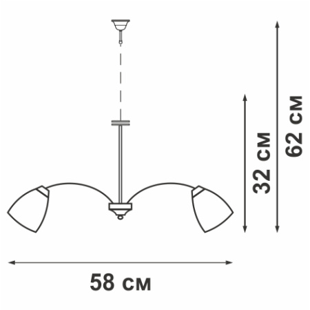 V3547-3/5 Люстра V3547-3/5, 5хЕ14 макс. 60Вт