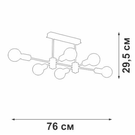 V3989-1/6PL Люстра