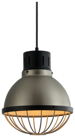 389-206-01 Подвес Черный/Серый E27 1*40W