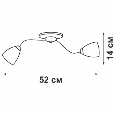 V3198/5PL Люстра V3198/5PL, 5хЕ14 макс. 40Вт, плафон ПП