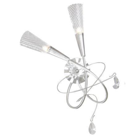 711629 (SB1105/2L)  Бра  2х40W G9 Silver foil