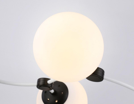 TR2546 Подвесной светильник TR2546/5 WH/BK белый/черный E27/5 max 60W 950*600*450
