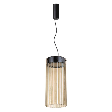 5047/10L L-VISION ODL24 303 черный/светл.янтарный/металл/стекло Подвес LED 10W 4000К 1237Лм PILLARI