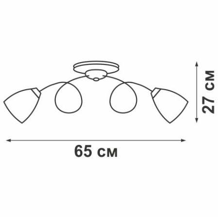 V3262/6PL Люстра V3262/6PL, 6xE14 макс. 60Вт