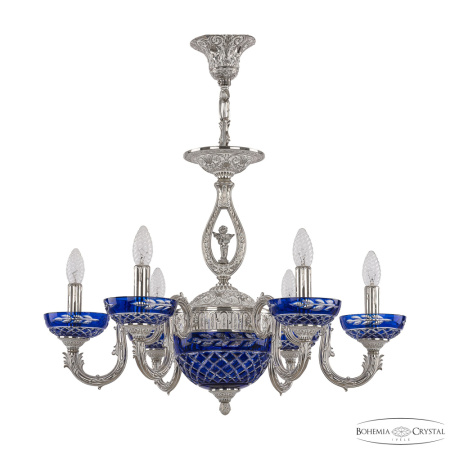 Светильник 71403P/6/175 NW P Clear-Blue/H-1J FA10S, 8х40 w, 68х49 см