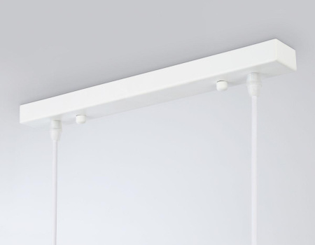 TR303242 Светильник подвесной TR303242/4 WH/CH/CL/FR белый/хром/прозрачный/белый матовый E27*4 max 6