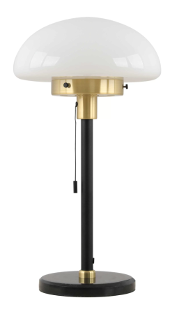 2414HN SAND BLACK+BLACK+SATIN BRASSED+WHITE (1) Настольная Лампа Veneto Luce