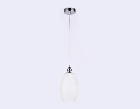 TR3621 Подвесной светильник со сменной лампой TR3621 CH/FR хром/матовый E27 max 40W D150*1050