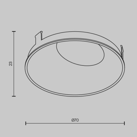 Ring057-10-MG Декоративная рамка-отражатель для серии Wise